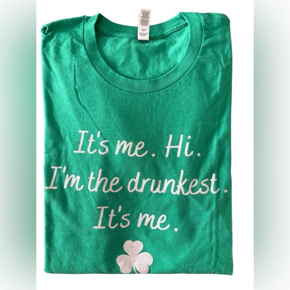 Bella Canvas Green Graphic Tee - Picture 1 of 4